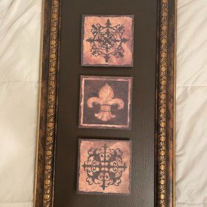 Brown and Gold Wall Art Set